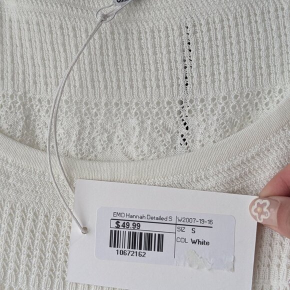 Emory Park White Crochet Top - Picture 3 of 3